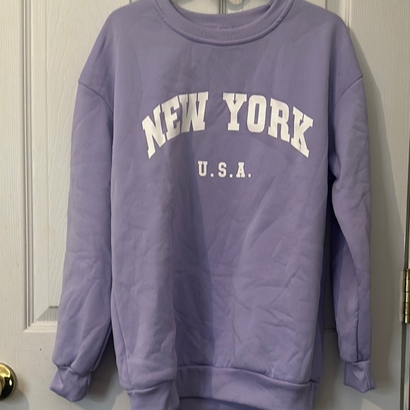 Lavender Crewneck Sweatshirt - Picture 1 of 3